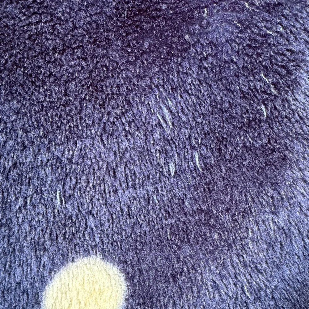 VTG Celestial Sunface Moon Stars Planets Cosmos Plush Blanket Whimsigoth 80x97